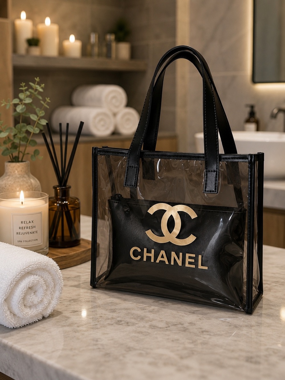 Chanel VIP Promotional Tote & Removable Pouch – Never used